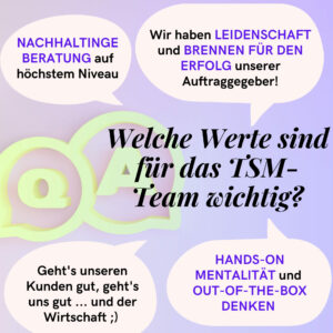 3 welche werte sind uns wichtig